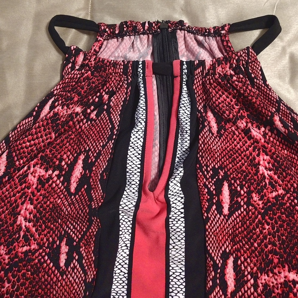 Michael Kors Pink Mamba Halter